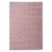 Růžový koberec Universal Floki Liso, 200 x 290 cm