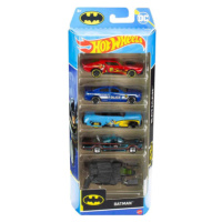 Hot Wheels autíčka DC Batman 5 ks