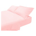 Gipetex Natural Dream Povlak na polštář italské výroby 100% bavlna - 2 ks růžová - 2 ks 70x90 cm
