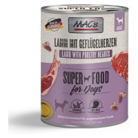 MAC's Dog jehněčí a drůbeží srdce 6× 800 g