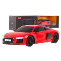 Mamido RASTAR  Auto na dálkové ovládání RC Audi R8 Rastar 1:24 červené RC