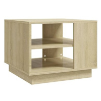 SHUMEE Konferenční stolek dub sonoma 55 × 55 × 43 cm dřevotříska, 810292