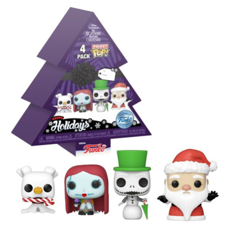 Funko Pocket POP! TNBC- Tree Holiday Box (4 figurky)