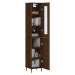 vidaXL Skříň highboard hnědý dub 34,5 x 34 x 180 cm kompozitní dřevo