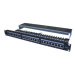 Datacom Patch panel 19" STP 24 port CAT6A LSA 1U BK (3x8p) /VL