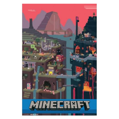 Plakát Minecraft - World ABY STYLE