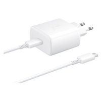 Samsung cestovní nabíječka 45W + USB-C/USB-C datový kabel White (Bulk)