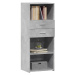 vidaXL Skříň highboard betonově šedá 50 x 42,5 x 124 kompozitní dřevo