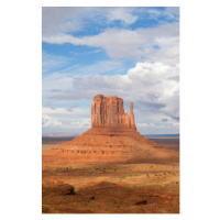 Fotografie Monument Valley desert landscape with stormy sky, Gary Yeowell, 26.7 × 40 cm