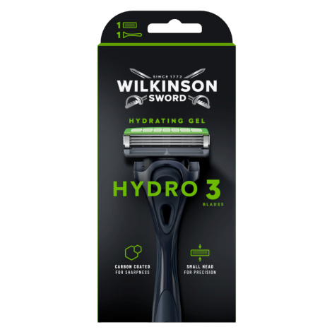 Wilkinson Hydro 3 Black Edition holicí strojek + 1 náhradní hlavice