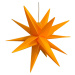 STERNTALER LED dekorační hvězda, 18cípá hvězda, Ø 25cm, žlutá