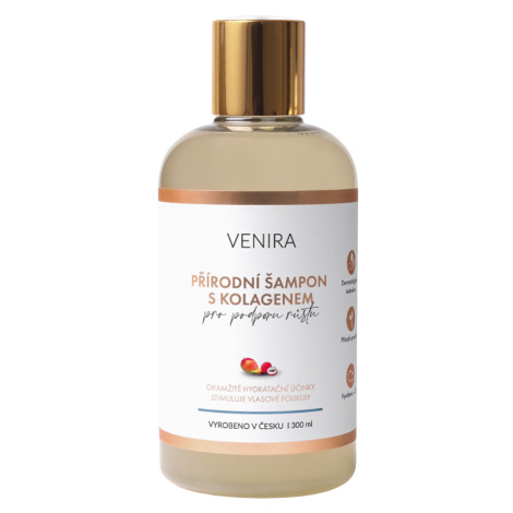 Venira Přírodní šampon s kolagenem pro podporu růstu vlasů mango+liči 300 ml