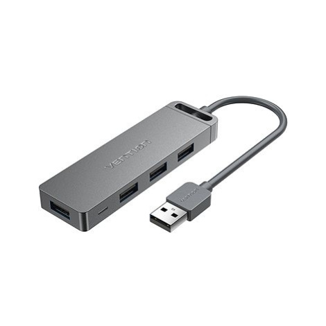 Vention 4-Port USB 2.0 Hub With Power Supply 1M Gray