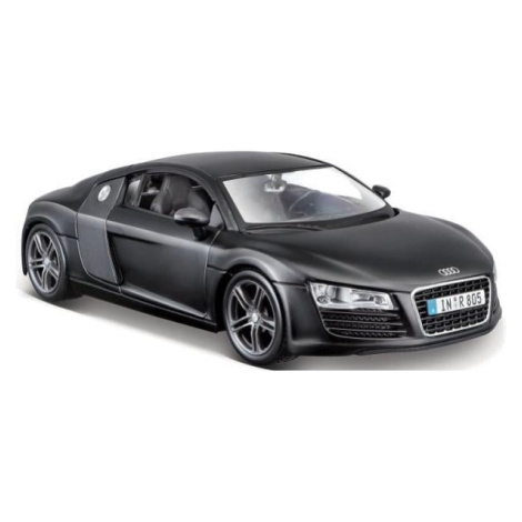 Maisto - Audi R8, matné černé, 1:24