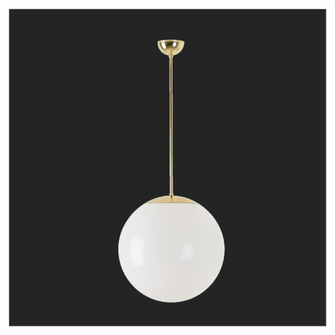 OSMONT ISI66062 ISIS P3 závěsné plastové svítidlo mosaz leštěná / bílá IP40 3000 K 27W LED DALI