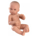 Llorens 63501 NEW BORN CHLAPEČEK - realistická panenka miminko s celovinylovým tělem - 35 cm