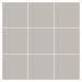 Mozaika Rako Color Two šedá 10x10 cm mat GAA0K110.1