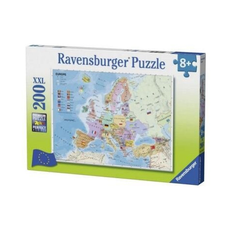 Ravensburger Mapa Evropy 200 dílků