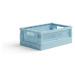 Skládací přepravka mini Made Crate  - crystal blue