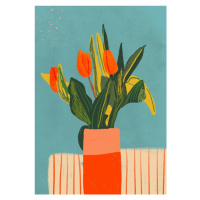 Ilustrace Tulips, Gigi Rosado, 26.7x40 cm