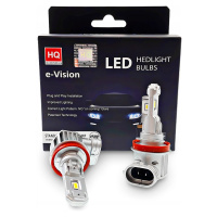 Žárovky H8 H9 H11 Led Hq 12V 24V 6000K Výkonné světlo žárovka 1:1 Plug&Play