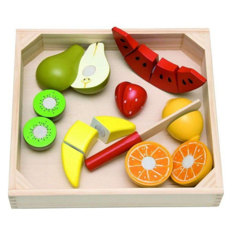 Krájení - Ovoce s melounem na prkénku (Woody)