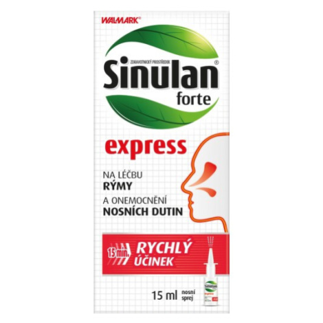 Sinulan Express Forte nosní sprej 15ml Walmark