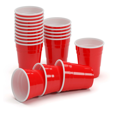 BeerCup Nadal, červené sklenice, 2 oz, 50 ml, sklenice na alkohol, znovu použitelné, robustní