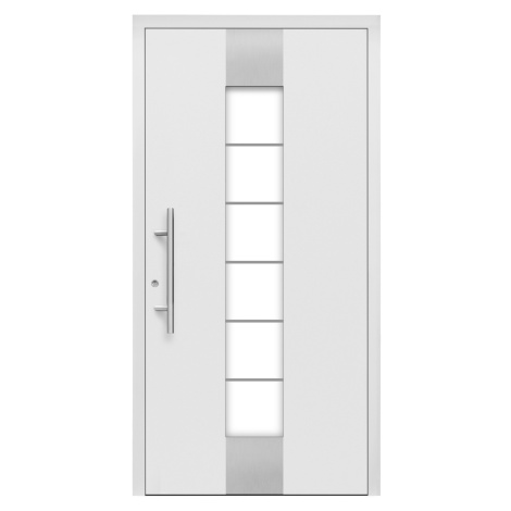 Splendoor Hliníkové vchodové dveře Moderno M310/B, bílé, 110 L