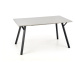 Jídelní stůl Ebony 140x74x80 cm (světle šedá, černá)