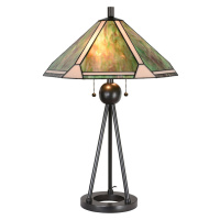 Clayre&Eef Stolní lampa 5LL-6165 v provedení Tiffany, Ø 50 cm