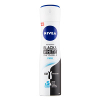 Nivea Black & White Invisible Pure antiperspirant ve spreji pro ženy 150 ml