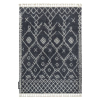 Kusový koberec Berber Tanger B5940 grey and white