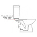 Creavit ANTIK AN3641 - kombinovaný wc klozet UNI s integrovaným bidetem