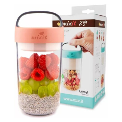 Mixit 2go Praktický box lososový 600ml