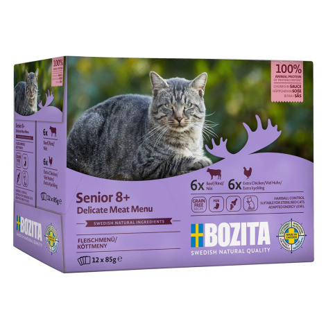 Bozita Pouch Senior kousky v omáčce , multibox, 12 × 85 g