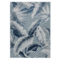 Dywany Łuszczów Kusový koberec Botanic 65242 Feathers aqua – na ven i na doma - 137x190 cm