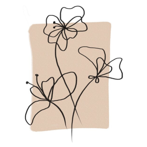 Plakát, Obraz - Spring flowers, Veronika Boulová, 26.7 × 40 cm