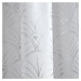 Dekorační vzorovaný závěs s řasící páskou BELISA TAPE bílá 140x250 cm (cena za 1 kus) MyBestHome
