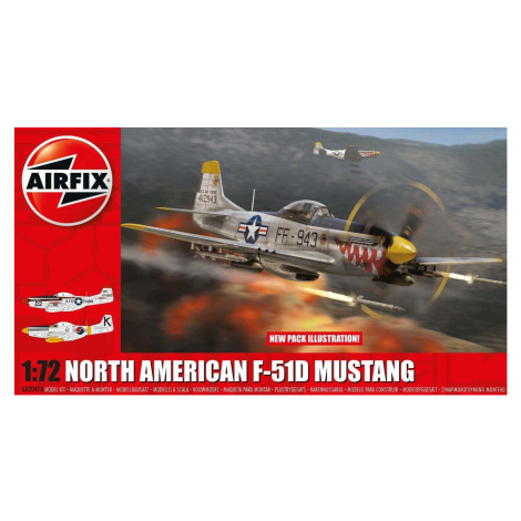 Classic Kit letadlo A02047A - North American F-51D Mustang (1:72) AIRFIX