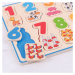 Bigjigs Toys Počítací puzzle TWO vícebarevné