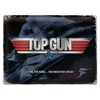 Plechová cedule Top Gun - The Need for Speed - Tomcat, (40 x 30 cm)