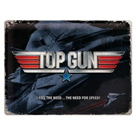 Plechová cedule Top Gun - The Need for Speed - Tomcat, (40 x 30 cm) POSTERSHOP