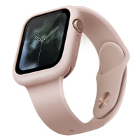 Uniq silikonové pouzdro Lino pro Apple Watch série 4/5 (44 mm), růžová UNIQ-44MM-LINOPNK