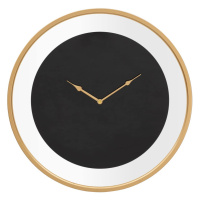 Černé nástěnné hodiny Mauro Ferretti Fashion, ø 60 cm