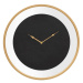 Černé nástěnné hodiny Mauro Ferretti Fashion, ø 60 cm