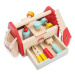 Dřevěný box s nářadím pro děti