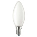 LED žárovka E14 Philips CP B35 FR 4,3W (40W) teplá bílá (2700K), svíčka
