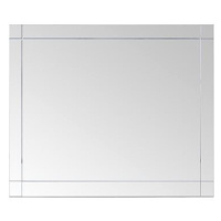 Nástěnné zrcadlo 80 x 60 cm sklo