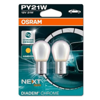 Osram Diadem Chrome PY21W, 12 V, 21 W, BAU15s, 2 ks